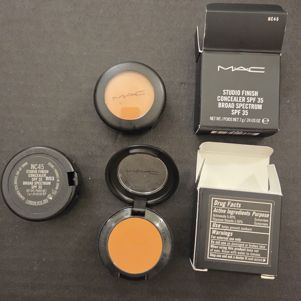 MAC Cosmetics Studio Finish Concealer NC45